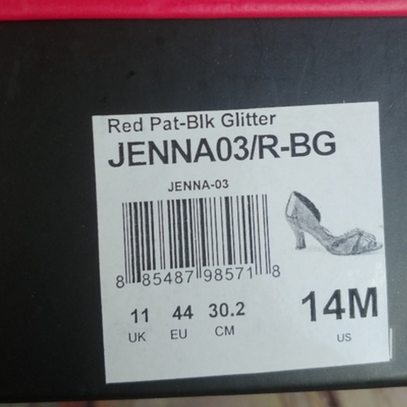 PLEASER | Red & Black Patent Leather Jenna Heels Size 14M. New in the box! - Picture 16 of 16